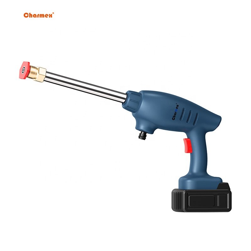 Charmex 12V Electric Power 300W Adjustable Pressure Foam Car Washer Gun Portable Self Car Washer Station