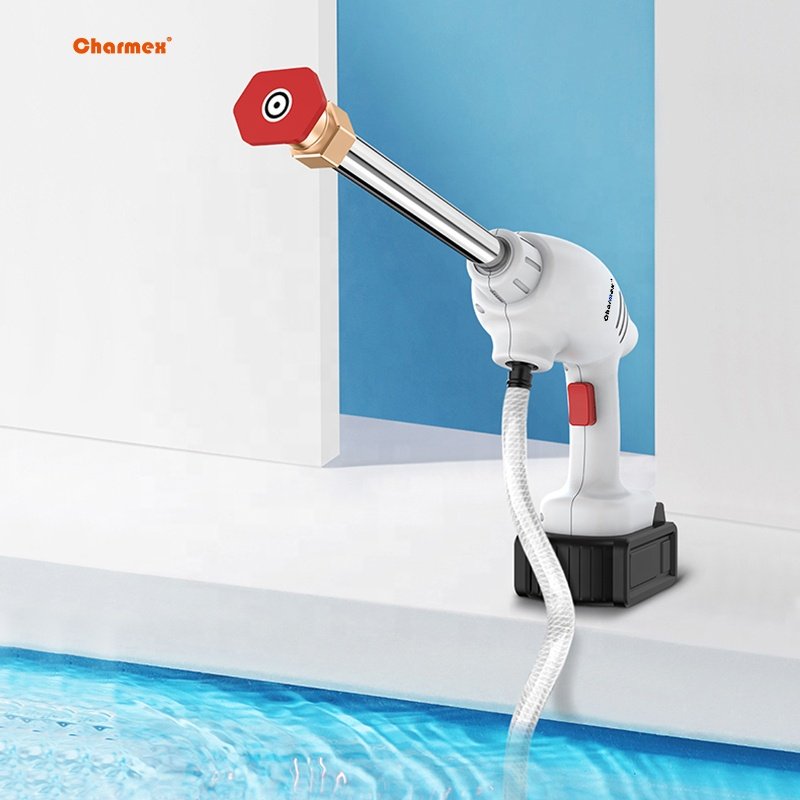 Charmex 12V Electric Power 300W Adjustable Pressure Foam Car Washer Gun Portable Self Car Washer Station