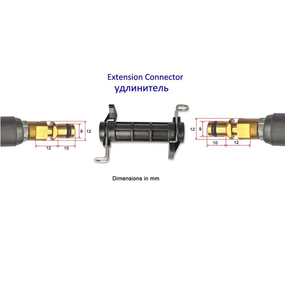 Top Quality High Pressure Car Washing Hose Quick Connector Adapter Pressure Washer Hose Extension Connector