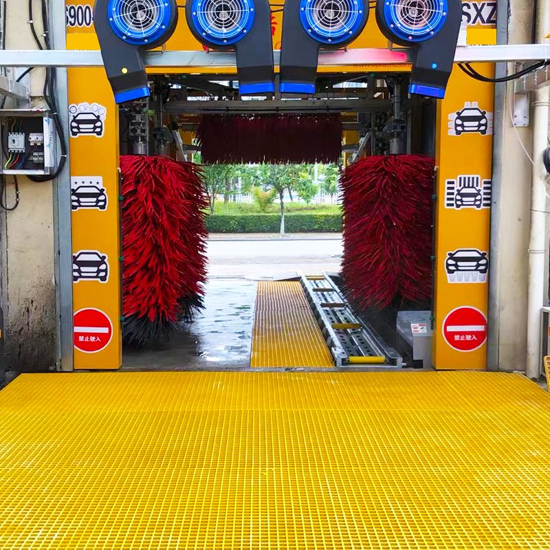 Automatic Tunnel Car Wash Machine system For Gas Station Car Wash Shop 9 Brushes Car Washer Equipment