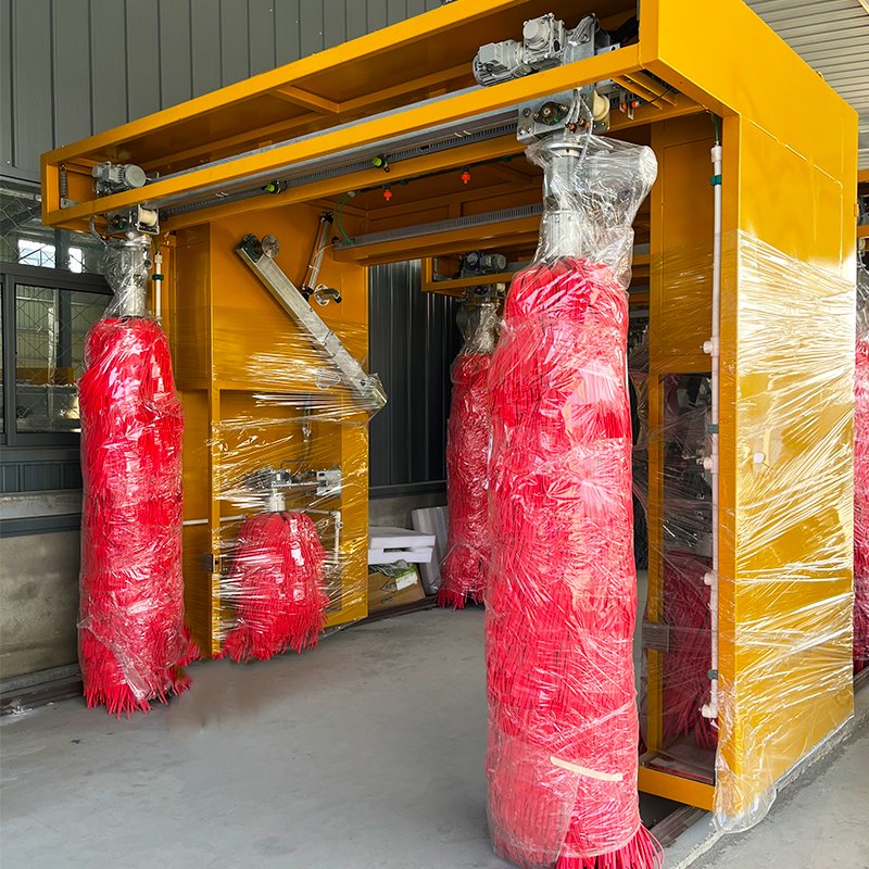Automatic Tunnel Car Wash Machine system For Gas Station Car Wash Shop 9 Brushes Car Washer Equipment