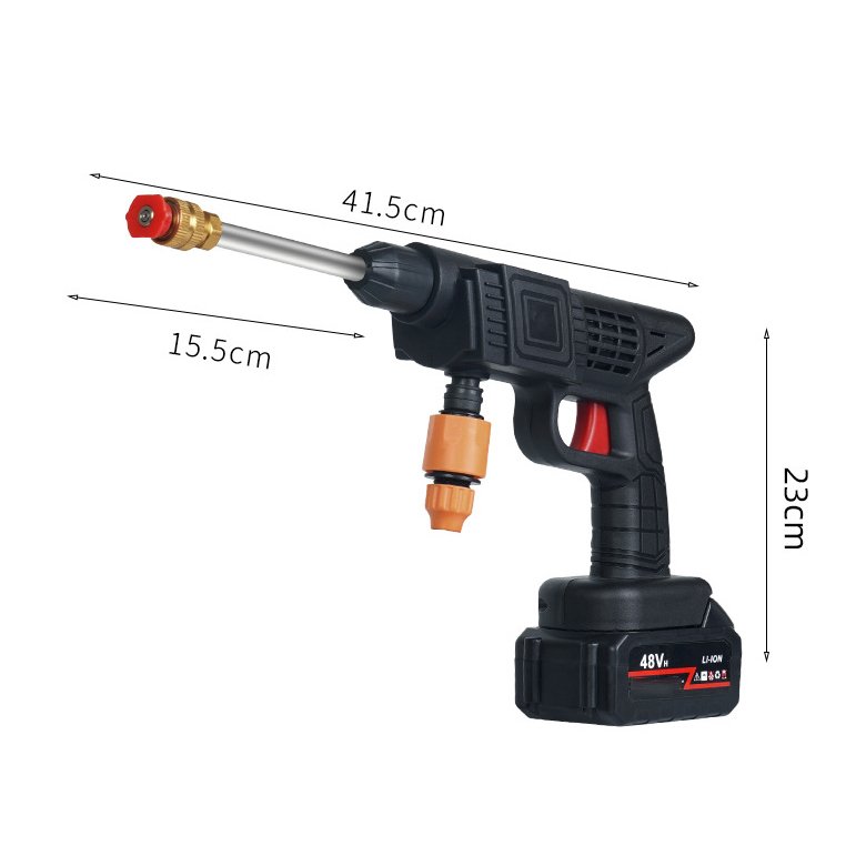 Cordless Electric Automatic Cleaning Washing machine Water Jet Rechargeable battery Water Gun High Pressure Portable Car Washer