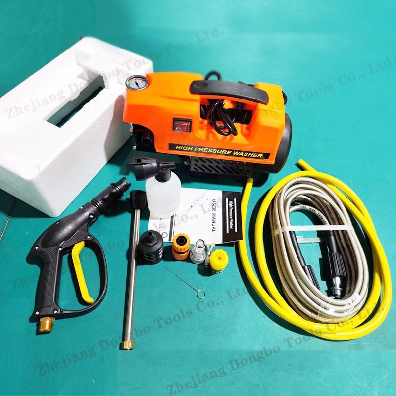 High-Pressure Electric Mini Home Car Washer Easy Move Portable Equipment for Efficient Modern Car Cleaning Made of Aluminum