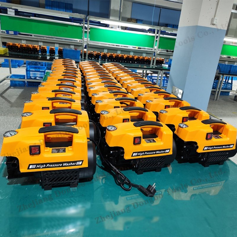 High-Pressure Electric Mini Home Car Washer Easy Move Portable Equipment for Efficient Modern Car Cleaning Made of Aluminum