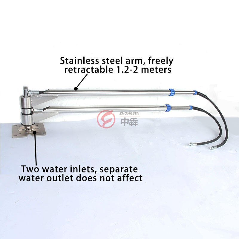 15kg Retractable High Pressure Car Wash Cantilever 360 Degrees Rotative Car Wash Arm