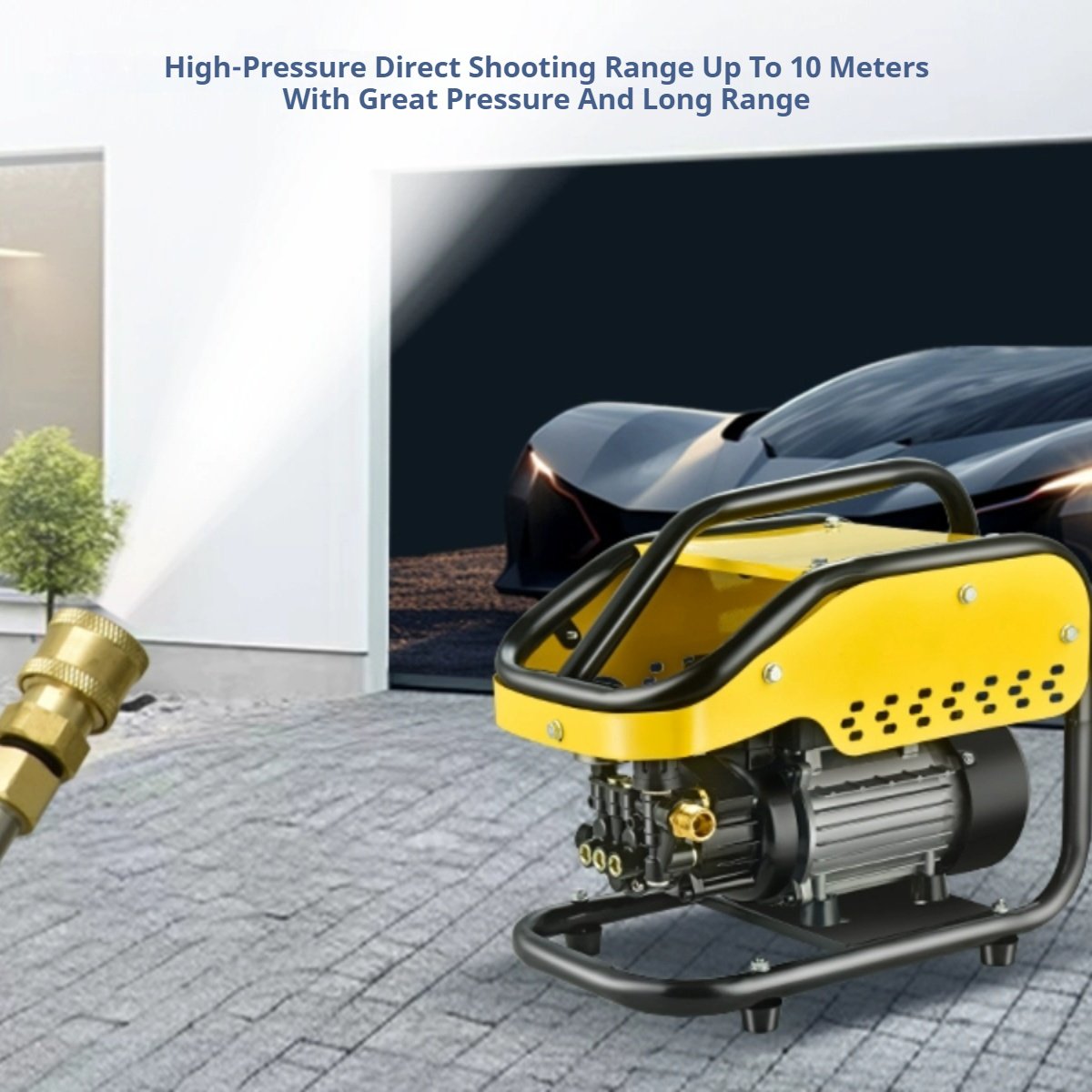 Super High Pressure Sandblasting Paint Removal Wireless Car Washer Commercial Car Washing Machine Pump