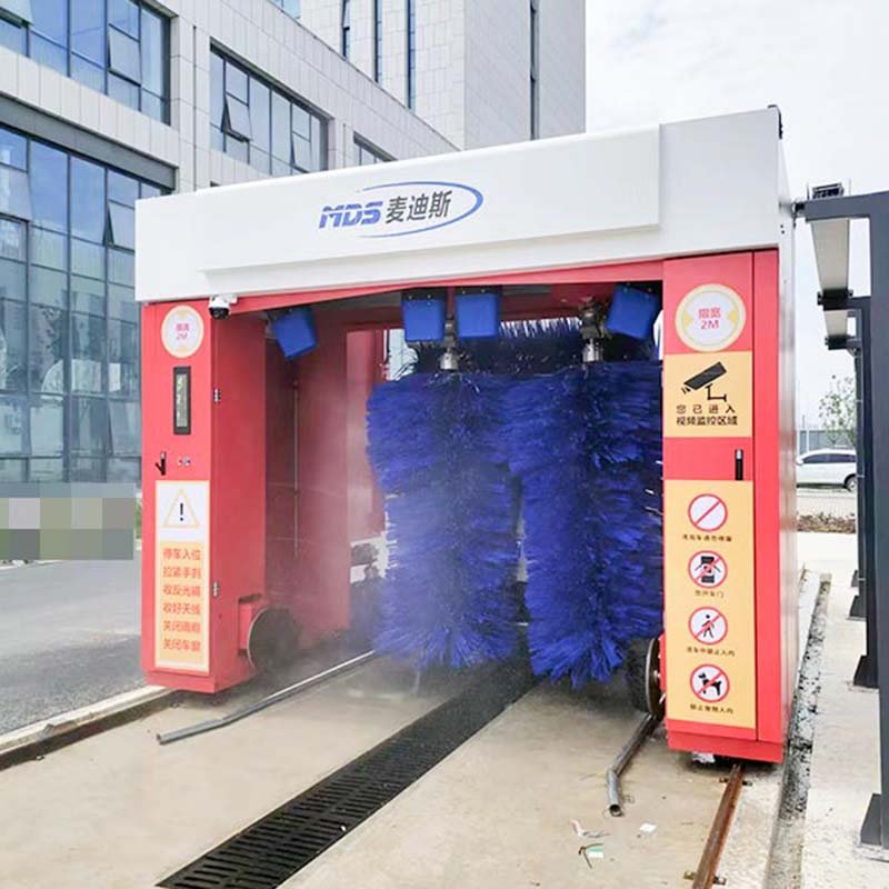 Cheap Price Standard Red And White Auto Reciprocating Car Washing Wash Car Washer Machine