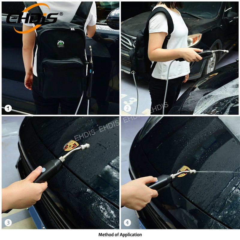 Ehdis Design Portable Electric Washer Sprayer Backpack With Water Bladder 3L/6L For Cars Wrap Film