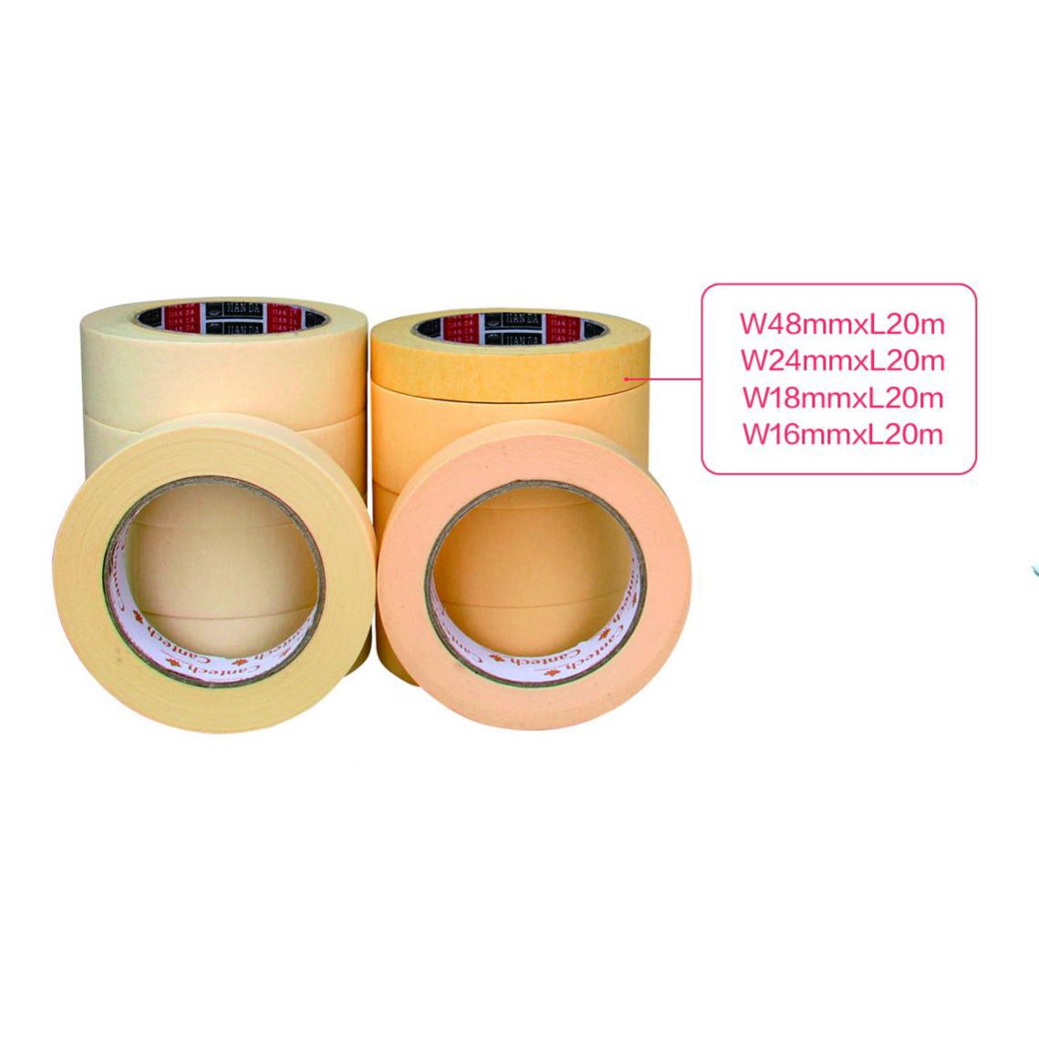 OEM Factory Cleaning Tape Strong Adhesive Masking Tape Portable Adhesive Paper Tape