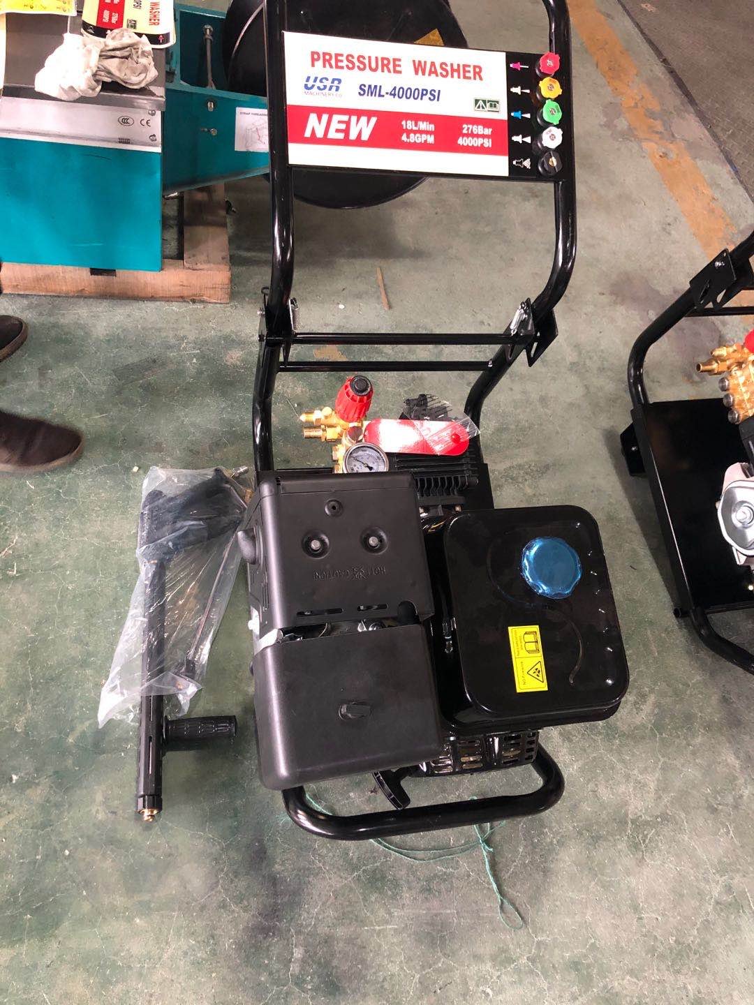 Portable Electric High Pressure Washing Machine Water Jet Machine 4000 psi 275 bar Clean Pressure Washer HL-4000MA