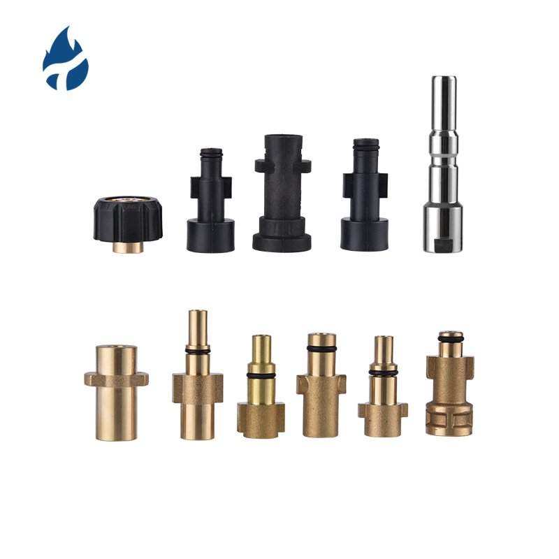 NBT High Pressure Car Washer Connecter Sprayer Nozzle Male Female Connector Foam Gun Fitting Nozzle Adapters