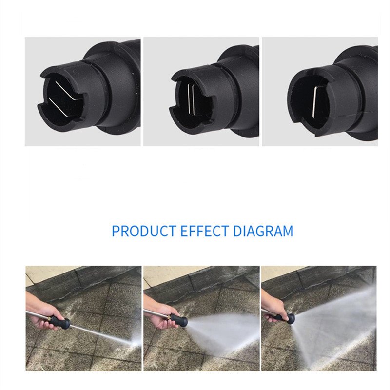 Angle Adjustable High Pressure Washer Nozzle Sprayer With 1/4" Quick Plug Connect 3000 PSI Duck beak nozzle