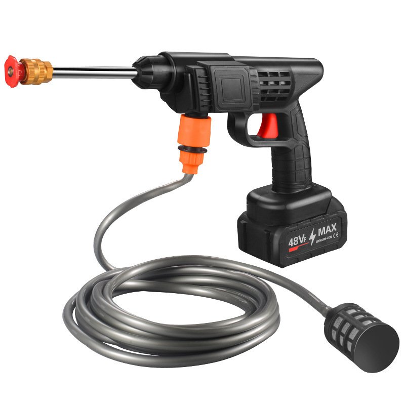 Car Washing Machine Water Spray Gun Battery Powered Car Wash Wireless Lithium Battery Portable High Pressure Car Washer