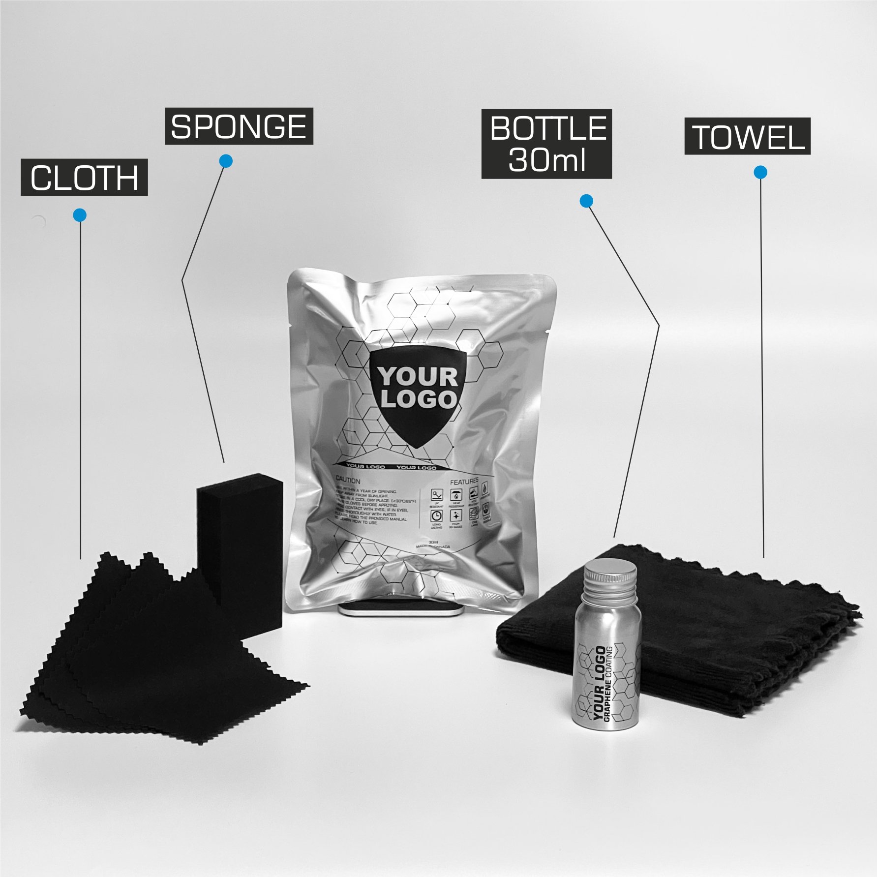 PURE GRAPHENE CERAMIC COATING 20H CAR CARE PAINT PROTECTION SUPER HYDROPHOBIC SELF HEALING DETAILING CARS COATINGS NANO LIQUID