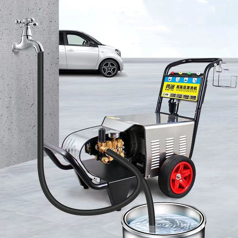 Electric high-pressure cleaning equipment, cleaning machines, and automatic car washing machines for sewer cleaning