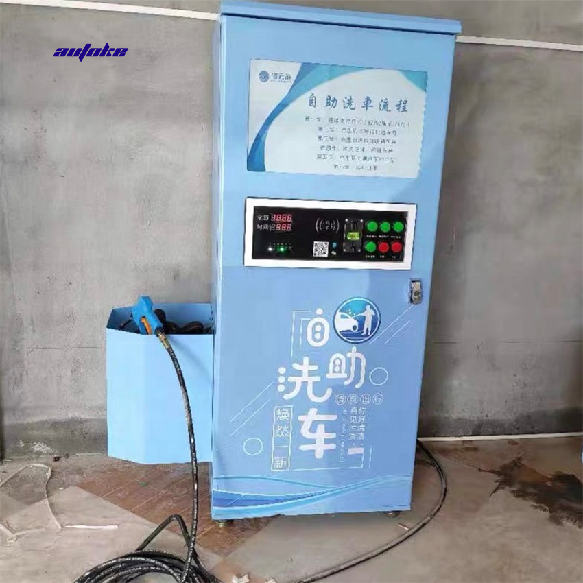 Fully auto 24h Self service washing machine High pressure car washer with Card or Coin payment Car wash machine