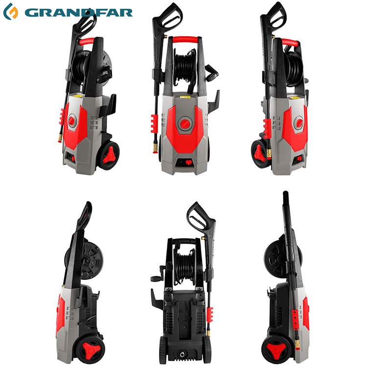 GRANDFAR Portable High Pressure Car Pressure Jet Washer Gun Type High-pressure Pump Washing Machine Cleaner Restaurant Car