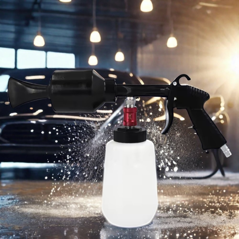 High-Pressure Air Pump Car Washer Auto Cleaning Foam Gun with Foam Cannon and Flat Nozzle