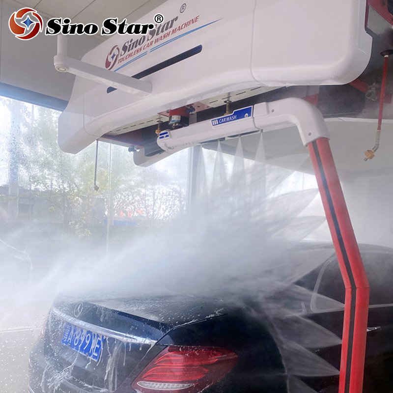 Sino star Water recycle system Automatic 360-degree High Pressure Touchless brushless china car wash machine