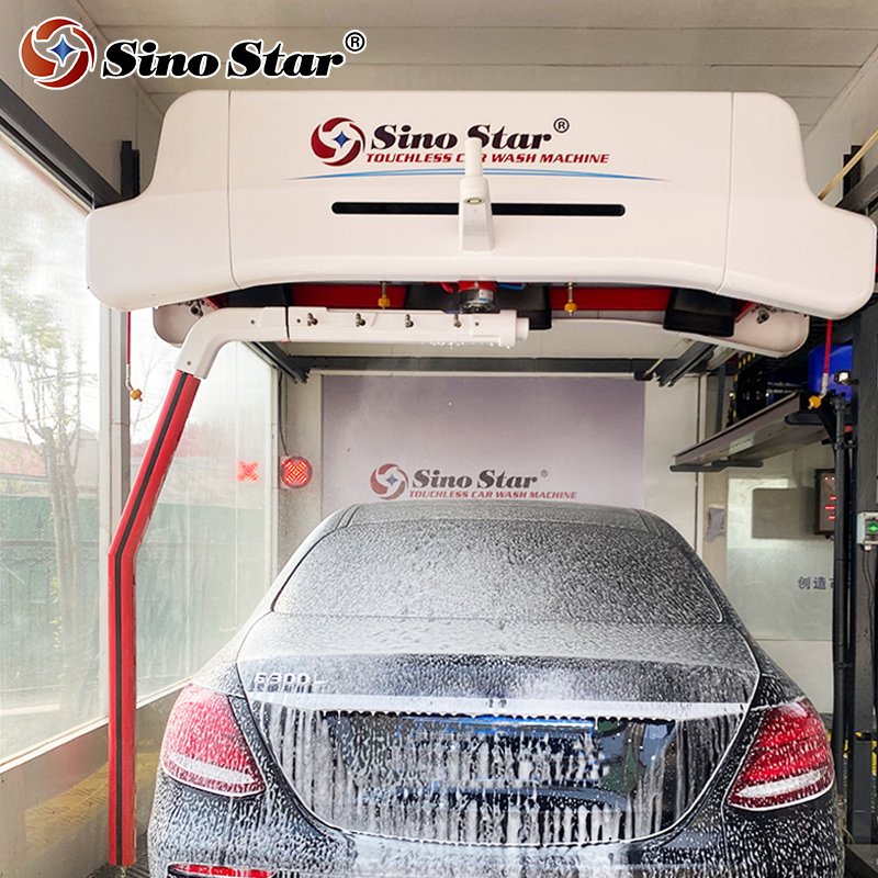 Sino star Water recycle system Automatic 360-degree High Pressure Touchless brushless china car wash machine