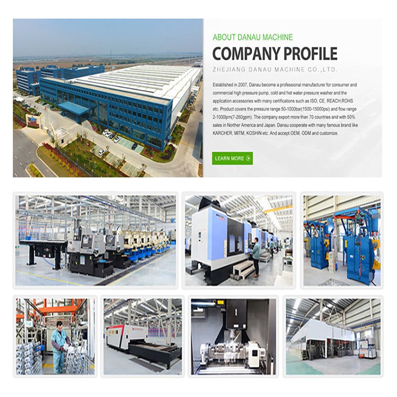 DANAU 3400psi/235bar Industrial High Pressure Pump Car Power Washer Water Jet Machine Steam Cleaner Pressure
