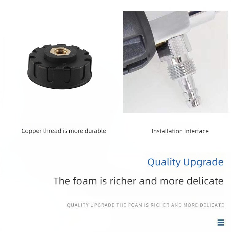 Lingzhen Washer Quick Connector High Pressure Car Wash Snow Foam Lance Spray Cannon