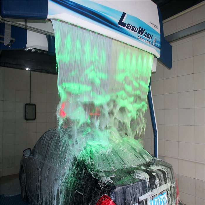Leisu 360 mini PLC control touchfree factory prize car washer automatic car wash machine