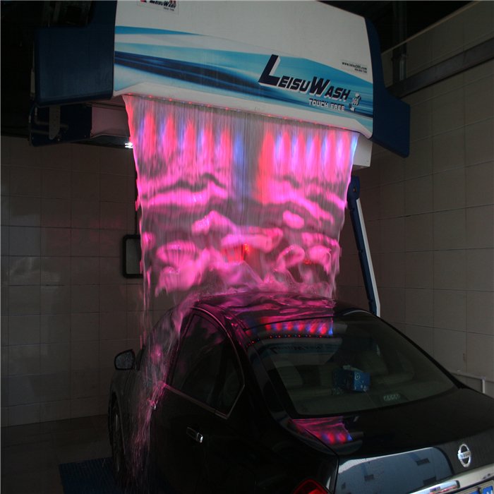 Leisu 360 mini PLC control touchfree factory prize car washer automatic car wash machine