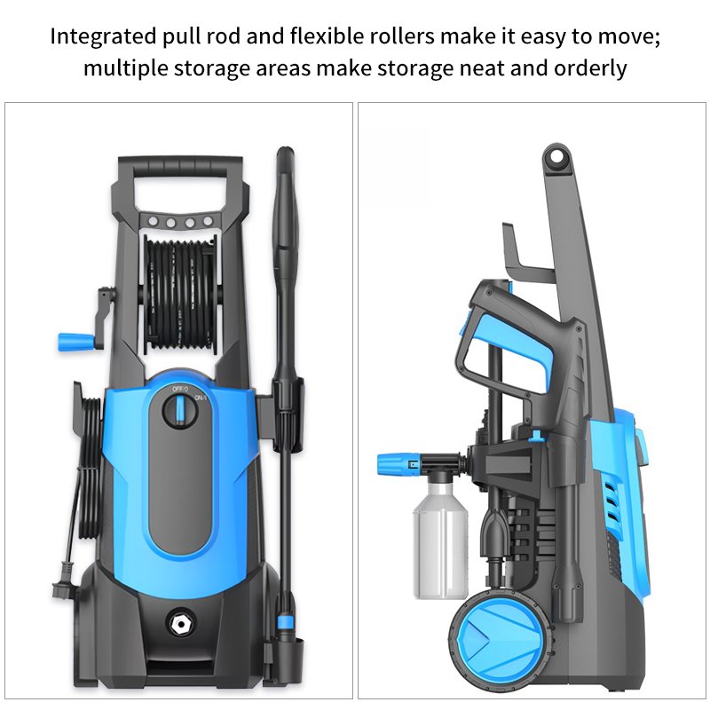 Professional electric power automatic high pressure cordless car washer machine for cleaning cars driveways patios