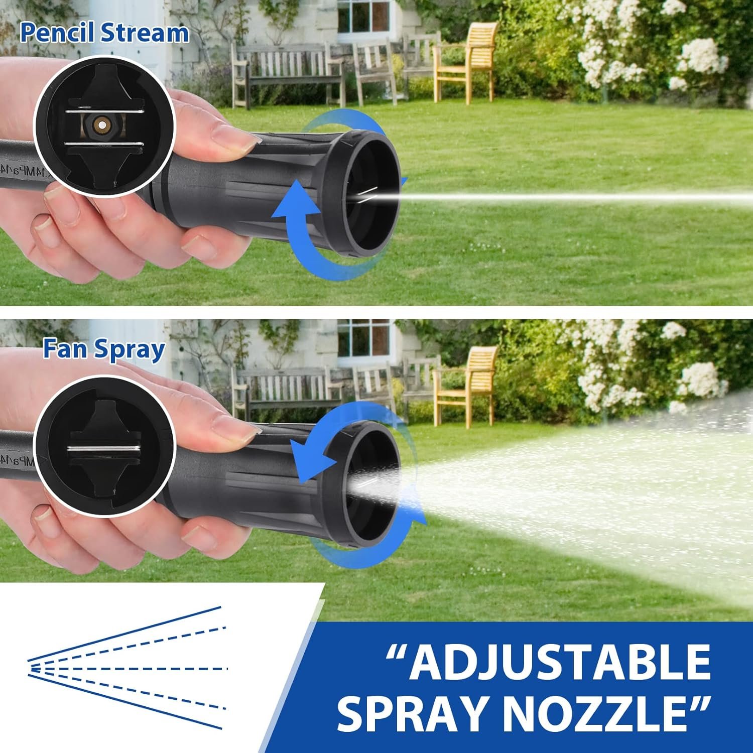 Professional electric power automatic high pressure cordless car washer machine for cleaning cars driveways patios