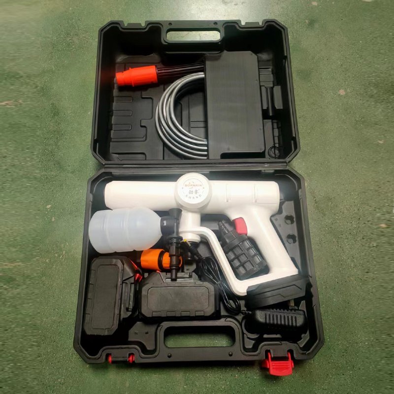 High-Pressure Car Washer Gun Cordless Pressure Washer 35Bar Portable Power Cleaner for Home/Floor Cleaning & Watering
