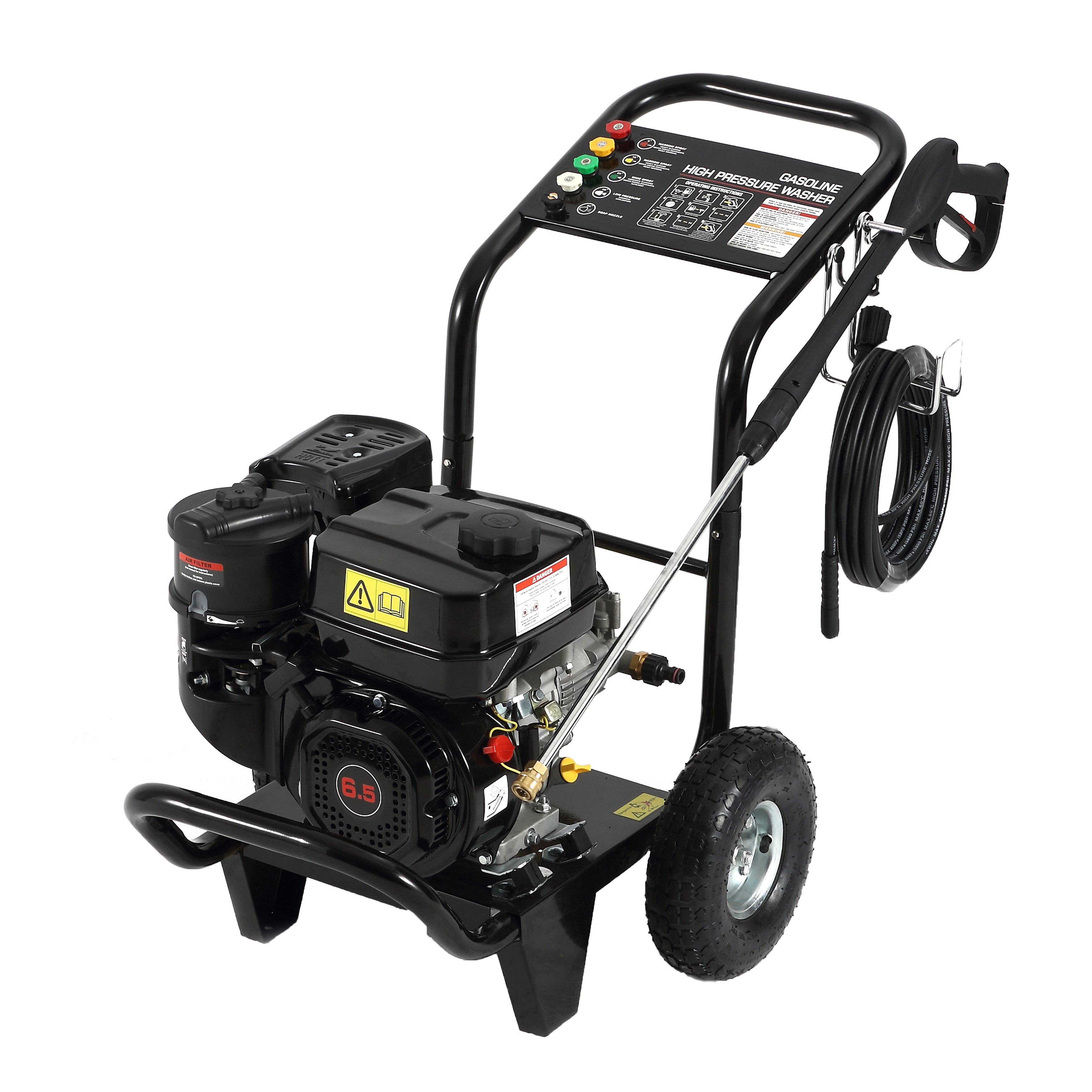 portable car washing equipment 6.5HP 4-stroke OHV 180Bar 2500psi Gasoline Engine High Pressure car Washer