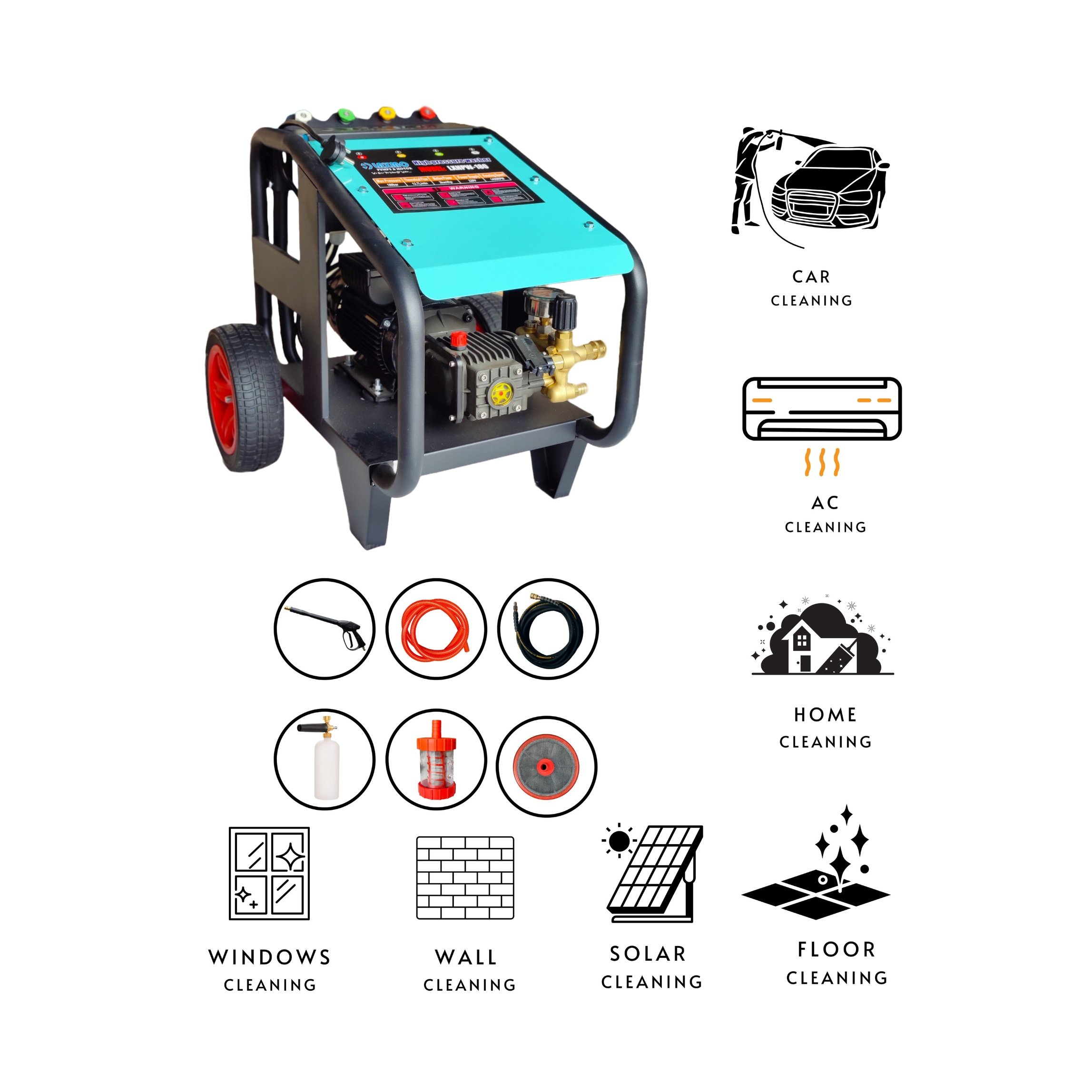 High Pressure Household Car Wash Machine Pump For Jet Car Washing Machine High Pressure Cleaner Car Washer