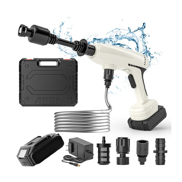 21V portable electric cordless rechargeable car washer machine automatic car wash equipment
