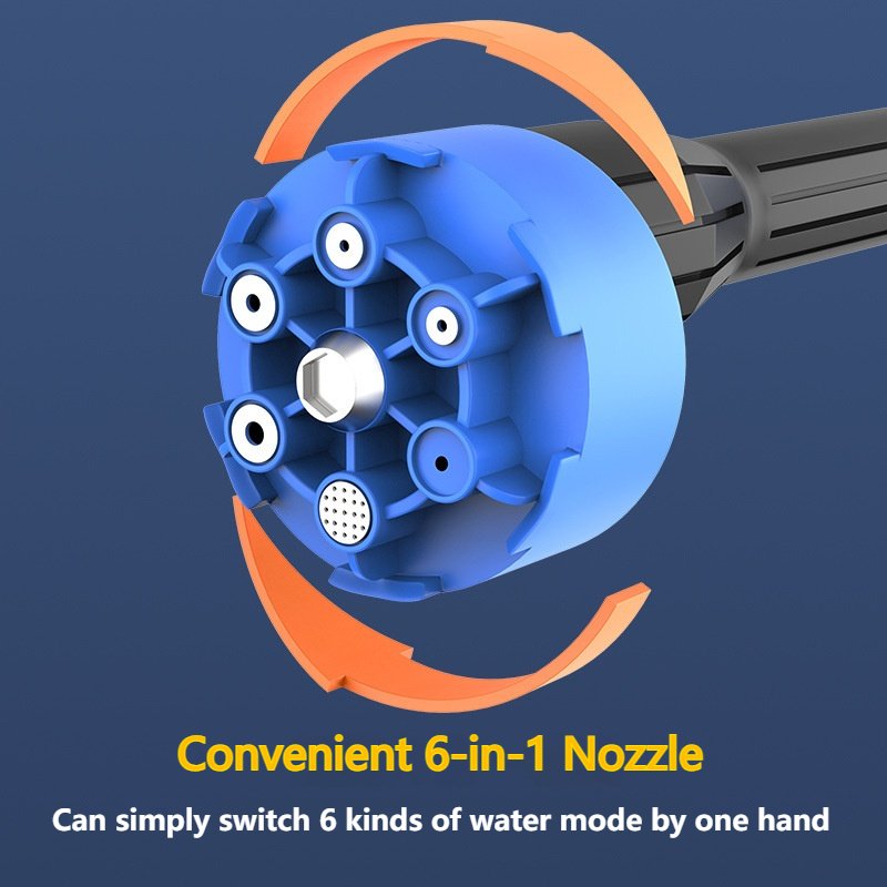 New Hot Selling Adjustable Nozzle Car Washer With 6 Quick Connector High Pressure Washing Gun Electric brushless pressure washer