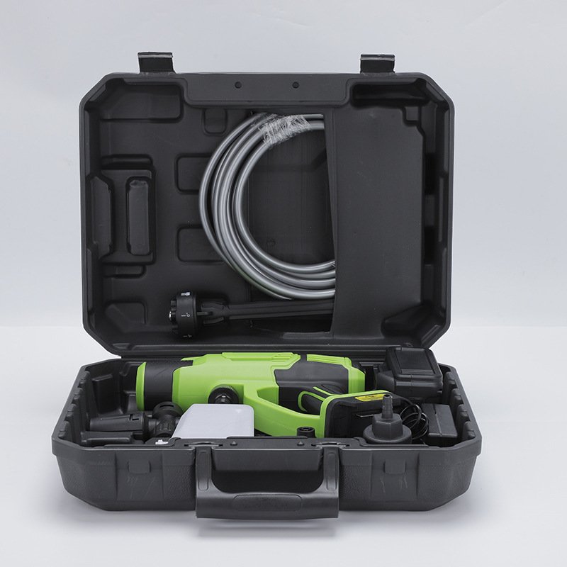 Portable 12V/24V/48V/96V Cordless Car Washer High-Pressure Electric Cleaning Machine with Lithium Battery Wash Spray Gun