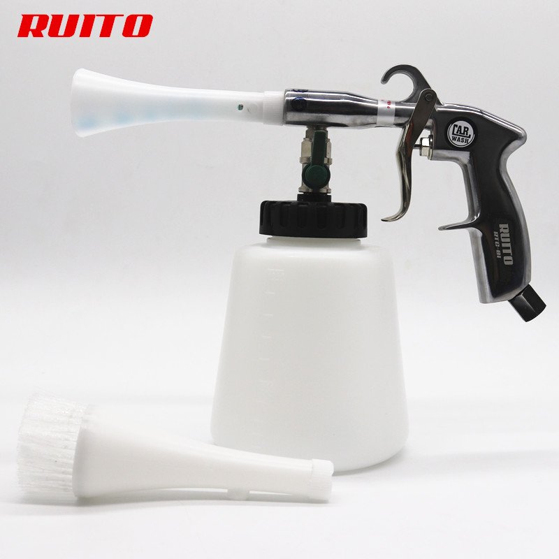 Car Tornado Vacuum Cleaner High Pressure Car Washer Tornado Foam Gun Bearing Tornado Cleaning Gun Car interior cleaning gun