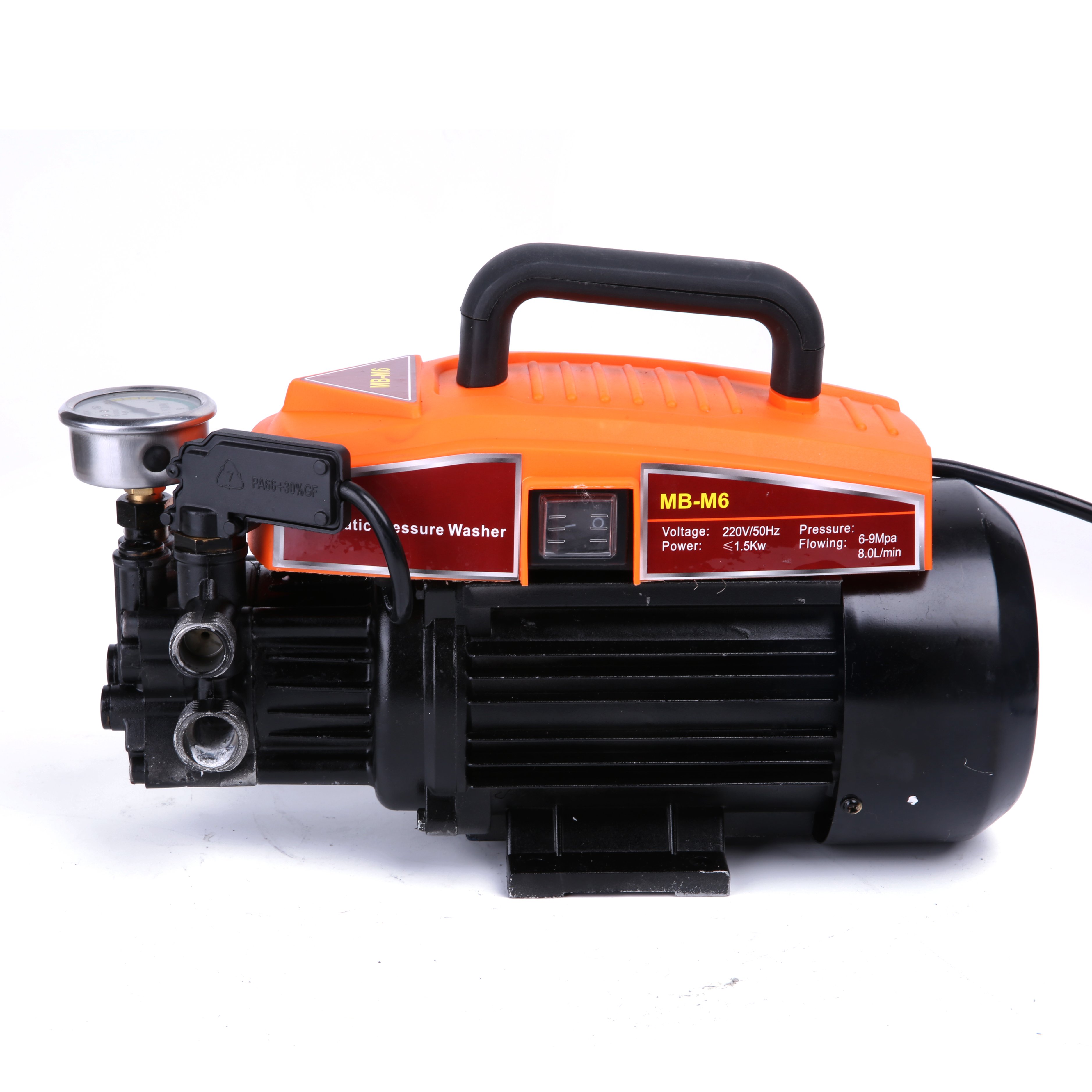 High quality cheap powerful portable car washer with high pressure hose and washing gun