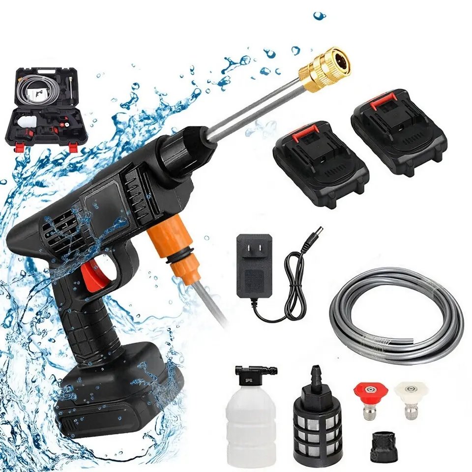 RONIX Car Washing Machine Water Spray Gun Car Wash Wireless Lithium Battery Portable High Pressure Car Washer