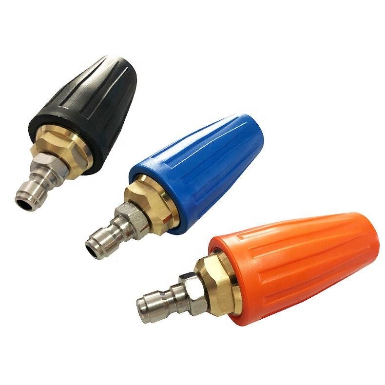 High Pressure Washer Cleaner Rotating Spray Turbo Nozzle 5000 PSI Max Rotating Pressure Washer Nozzle
