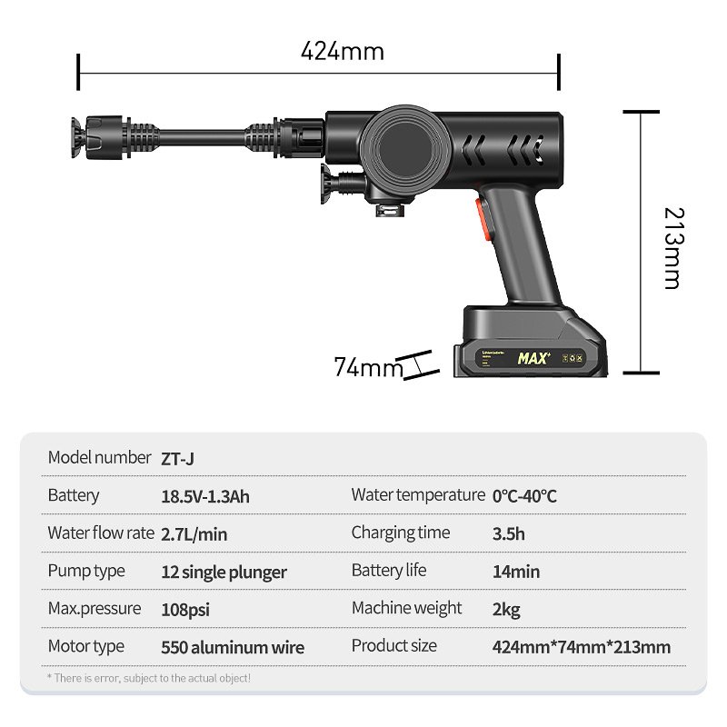 OEM Factory Self Service Car Wash Foam Spray Gun Pressure Washer Car Wash ABS Portable Car Washer