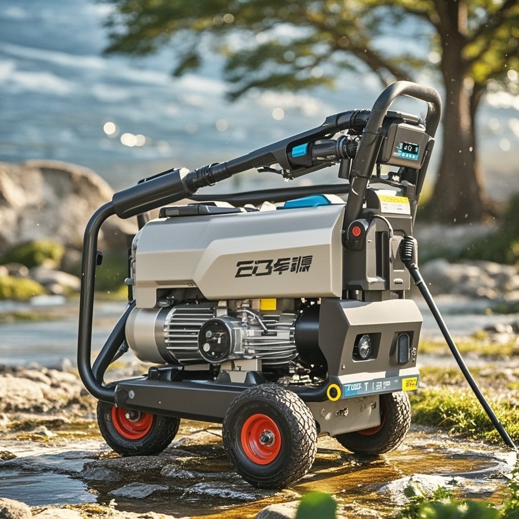 220V 2KW 150 Bar Efficient Cleaning Portable Electric High Pressure Washer Powerful Cleaning for Car Wash Garden