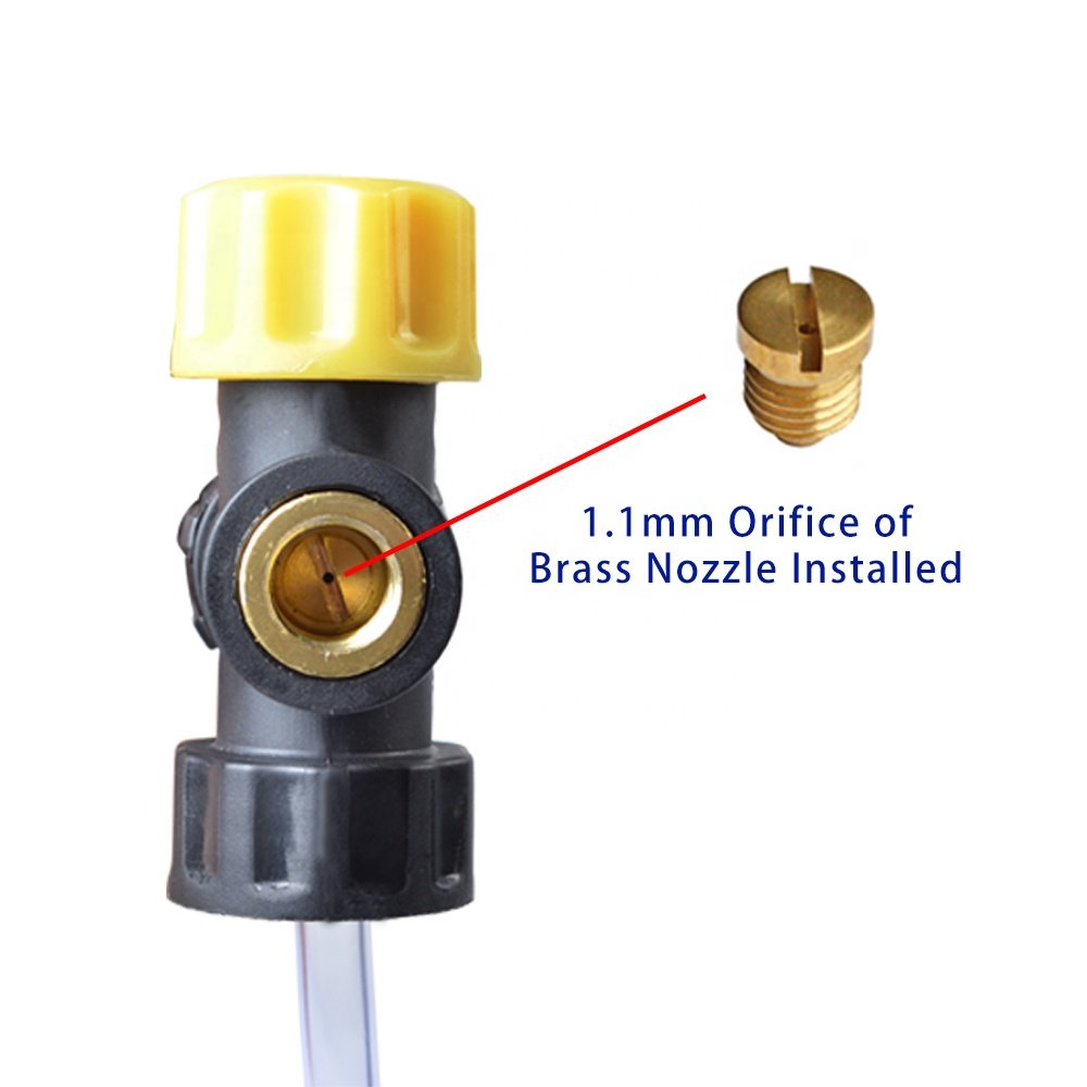 High Pressure Washer Power Washer DIY Foam Cannon Snow Foam Lance Foam Gun with Optional Adapter & 1L Soap Tank