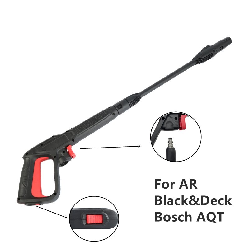 High Pressure Washer Water Gun With Pressure Wash Wand, Power Plastic Spray Washing trigger Land, For Bosch AR AQT Car Wash