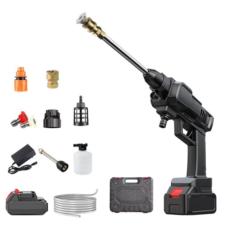 Easy To Use Portable High Pressure Cordless Lithium Battery Car Washer Electric Car Washing Machine For Household