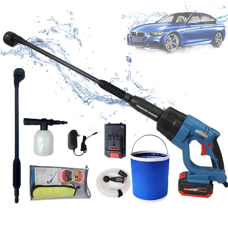 Lithium Battery Car Wash Machine Rechargeable Car Washer Car Pressure Washer Portable Carwash