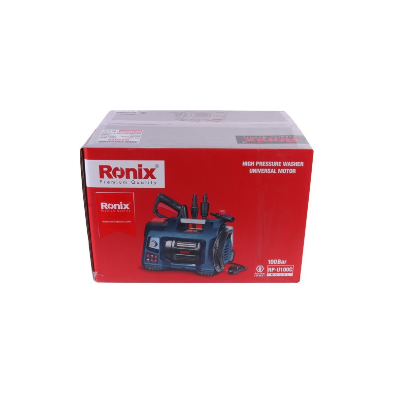 Ronix Carwash RP-U100C 1400W 100BAR Power Wholesale Car Cleaning Adjustable Spray Gun Car Wash Machine High Pressure Washer