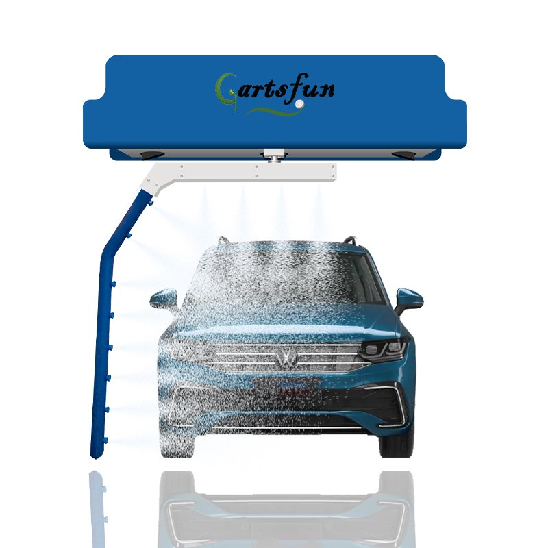 Automatic hydraulic 360 single arm touchless car wash machine car washer