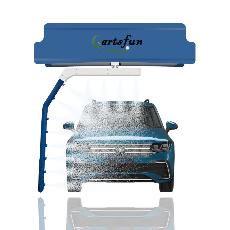 Automatic hydraulic 360 single arm touchless car wash machine car washer