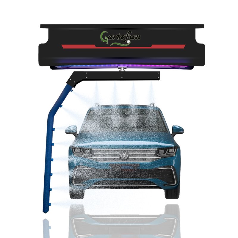 Automatic hydraulic 360 single arm touchless car wash machine car washer
